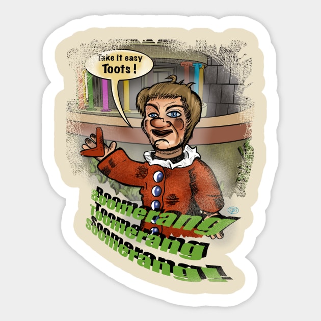 Lady Elaine Sticker by Popoffthepage